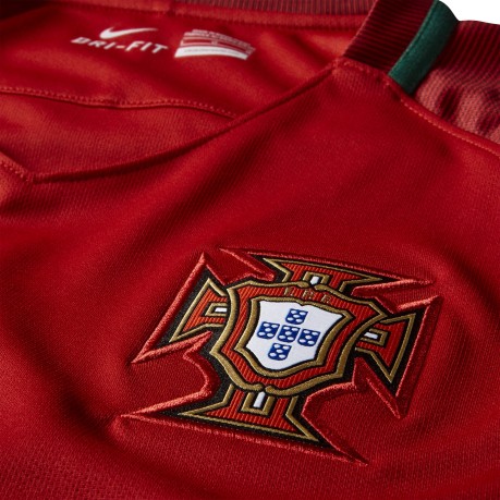 Jersey Portugal Stadium Home euro 2016 red