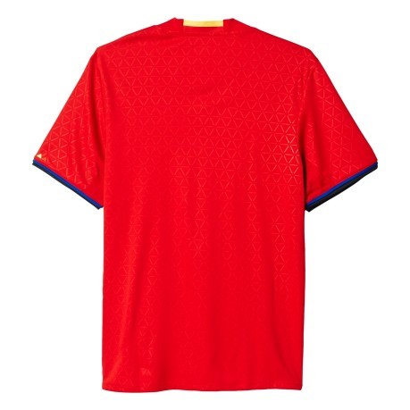 Shirt Spanien Home Replica rot-gelb front