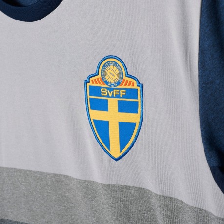 Shirt mens Sweden Away Replica blue grey 6