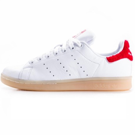 Chaussures Stan Smith blanc rouge