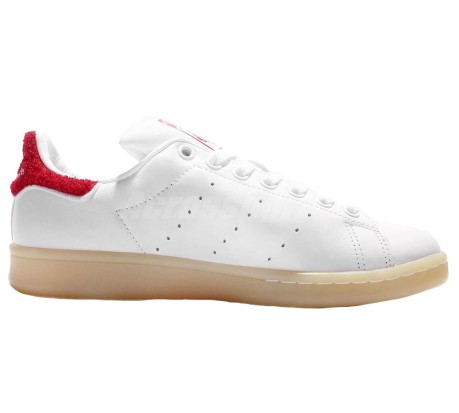 Chaussures Stan Smith blanc rouge