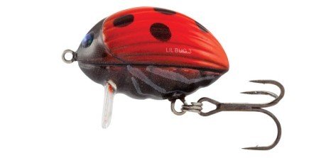 Artificielle Ptit Bug Flottante 3 cm rouge