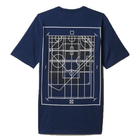 Herren T-Shirt Graphic City Photo blau