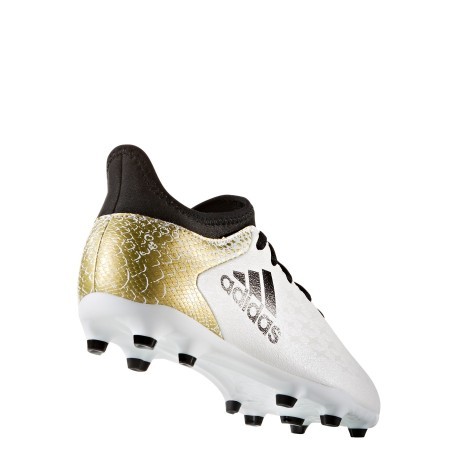Zapatos de fútbol Boy X 16,3 FG blanco amarillo