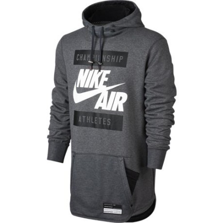 Sweat-shirt hommes Air Hoodie gris