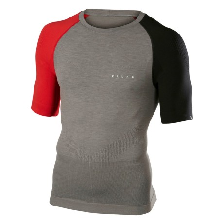 T-Shirt Uomo Compresson Impulse fronte grigio 