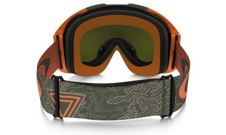 La máscara de freno de aire XL Prizm verde naranja