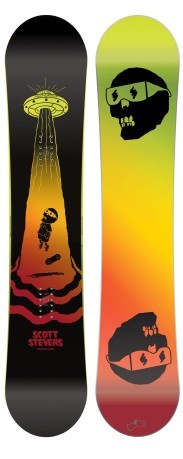 Board Snowboard Man's Scott Stevens black orange