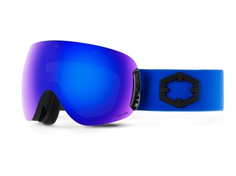 Maske Snowboard-Open-Blue blau blau