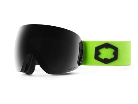 Máscara de Snowboard Abrir Verde verde negro