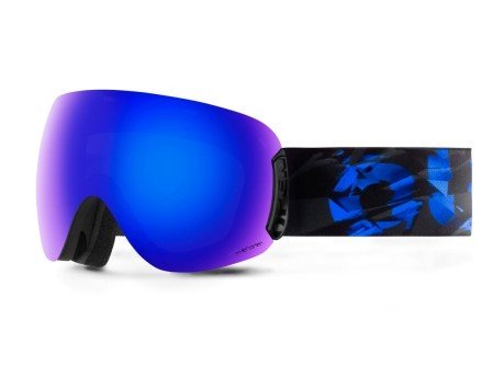Mask Snowboard Open Abyss The One black blue