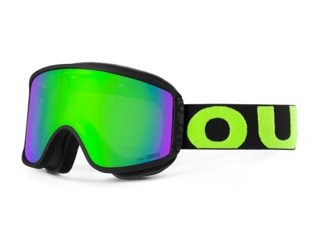 Máscara de Snowboard Cambio Negro Verde negro verde