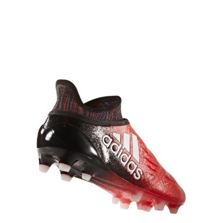 Scarpe Calcio X 16+ PureChaos FG rosso nero
