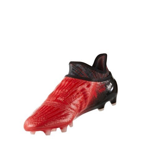 Soccer shoes X 16+ PureChaos FG red black