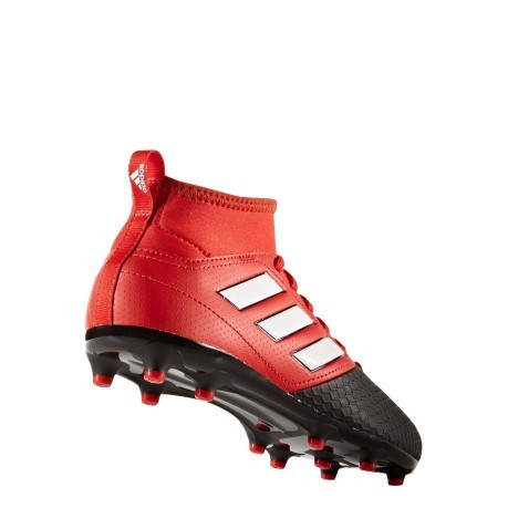 Chaussures de Football Junior Ace 17.3 FG rouge noir