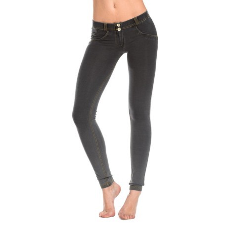 Pantalon Jeans Femme Wrup, Délavé gris