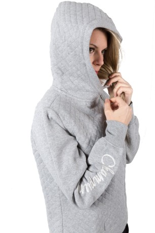 Sweatshirt Mädchen Authentic Full-Zip grau