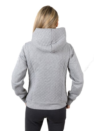 Sweatshirt Girl Authentic Full Zip grey