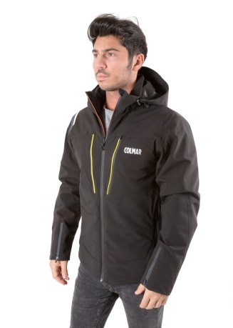 Ski jacket Men Alpine 1QT Evolution black yellow