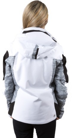 Ski jacket Woman 1QT Evolution white grey