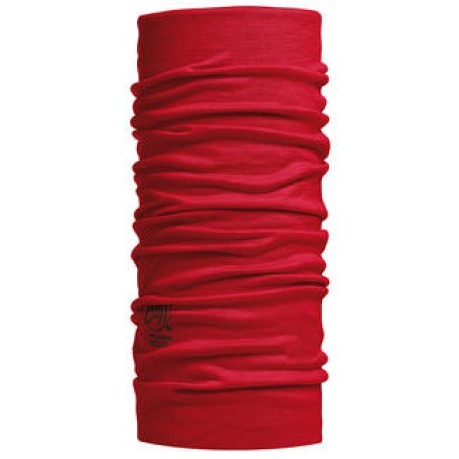 Neckwarmer Merino Wool Buff-Solid Grain red