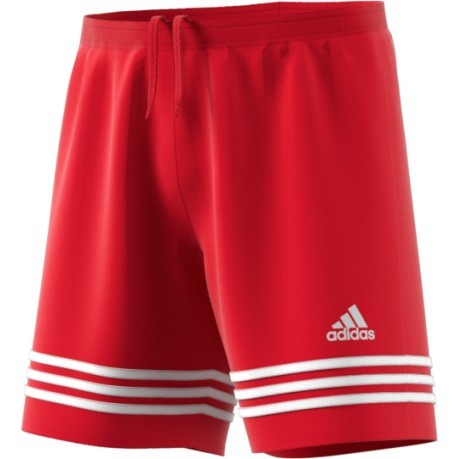 Short Bambino Adidas Entrada 14 colore Rosso Bianco - Adidas - SportIT.com