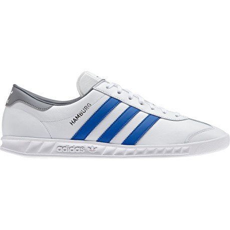 Zapatos de hombre de Hamburgo blanco azul