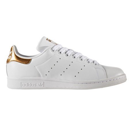 Chaussures Stan Smith blanc or