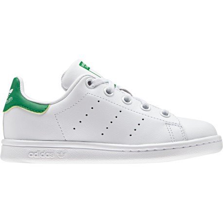 Bébé chaussures Stan Smith blanc vert