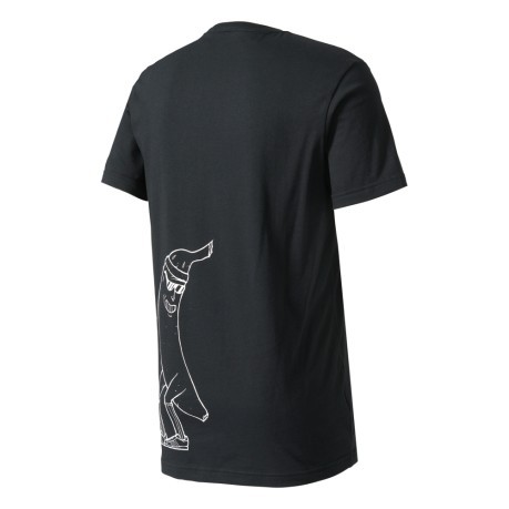 T-Shirt Trefoil Graphic schwarz