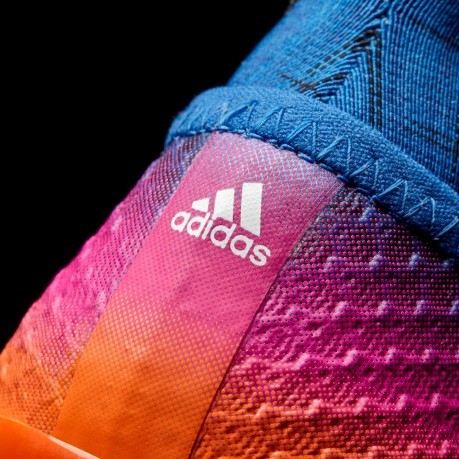 Zapatos del fútbol de Messi 16+ PureAgility FG azul naranja