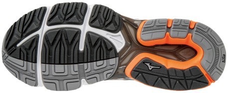 Zapatos de los hombres de la Onda de Equiparar A4 Estable negro naranja