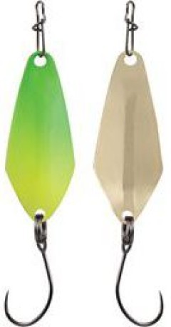Künstliche Prisma Spoon 2,6 g grün weiß
