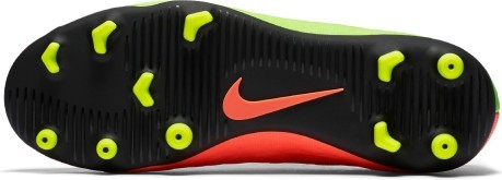 Junior chaussures de Football HyperVenom Phade III FG orange vert