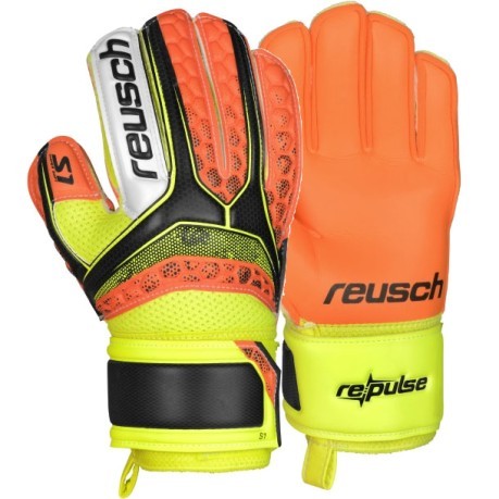 Goalkeeper gloves Child Pulse S1 black orange