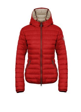 Down jacket Woman Light With red Cap