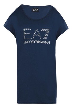 T-Shirt Donna Training Logo Series blu