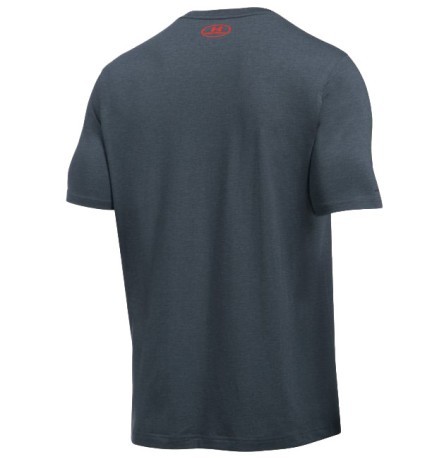 Herren T-Shirt Sportstyle Logo grau orange