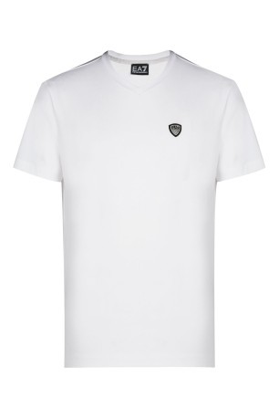 T-Shirt mens en Train de Football blanc