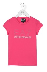 T-Shirt Bambina Train Logo Series rosa