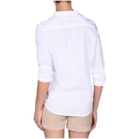 Femme shirt Gorona Plissé blanc