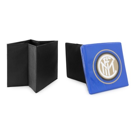 Pouf Contenitore Inter nero azzurro 1