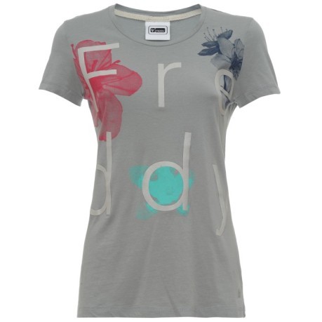 T-Shirt With Glitter-gray
