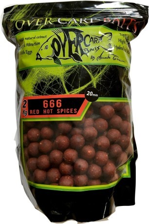 Boilies 666 Red Hot Chilli Spice 20 mm 2 kg