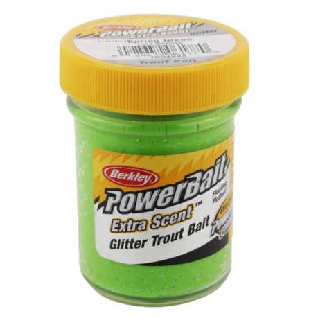 Pasta galleggiante Powerbait Glitter Trout Bait blu bianco