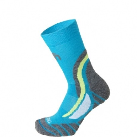 Socke Trekking Junior Short-blau-grau