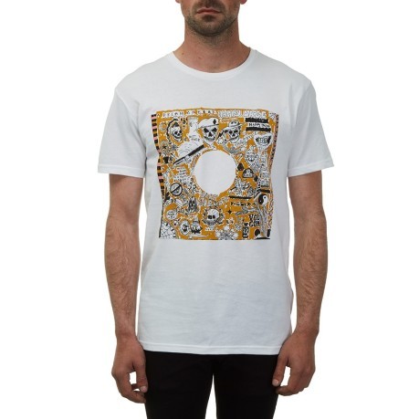 T-Shirt Homme Enregistrements blanc