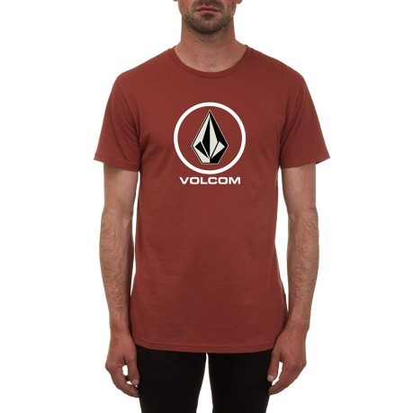 T-Shirt Uomo Circlestone  rosso 