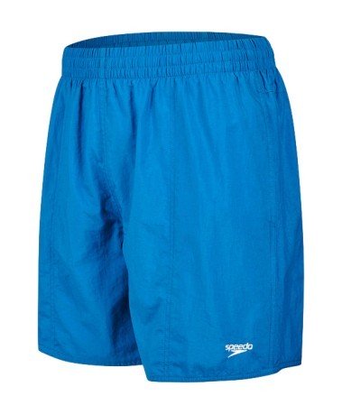 Vestuario Sólido de Ocio De 16" Shorts de baño azul