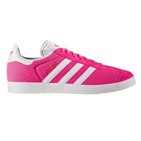 Zapatos de Gacelas de Malla rosa blanco